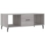 Mesa de centro madera contrachapada gris Sonoma 102x50x40 cm de vidaXL, Mesas de centro - Ref: Foro24-829322, Precio: 51,99 €...