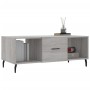 Mesa de centro madera contrachapada gris Sonoma 102x50x40 cm de vidaXL, Mesas de centro - Ref: Foro24-829322, Precio: 51,99 €...