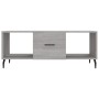 Mesa de centro madera contrachapada gris Sonoma 102x50x40 cm de vidaXL, Mesas de centro - Ref: Foro24-829322, Precio: 51,99 €...