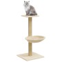 Rascador para gatos con poste de sisal crema 74 cm de vidaXL, Mobiliario para gatos - Ref: Foro24-171588, Precio: 28,16 €, De...