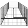 Stahlzwinger 8 m² schwarz von vidaXL, Hundehütten und Zäune - Ref: Foro24-3082098, Preis: 304,29 €, Rabatt: %