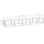 Silver kennel 5 m² steel by vidaXL, Dog kennels and fences - Ref: Foro24-3082103, Price: 189,53 €, Discount: %