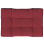 Cojín para muebles de palets tela rojo tinto 120x80x12 cm de vidaXL, Cojines para sillas y sofás - Ref: Foro24-41513, Precio:...