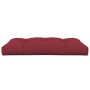 Cojín para muebles de palets tela rojo tinto 120x80x12 cm de vidaXL, Cojines para sillas y sofás - Ref: Foro24-41513, Precio:...