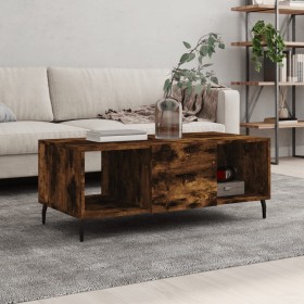 Smoked oak plywood coffee table 102x50x40 cm by vidaXL, Coffee table - Ref: Foro24-829321, Price: 47,80 €, Discount: %