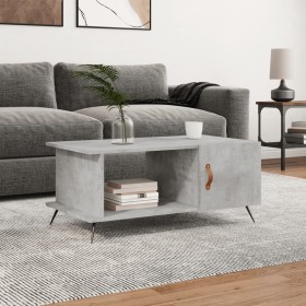 Concrete gray plywood coffee table 90x50x40 cm by vidaXL, Coffee table - Ref: Foro24-829464, Price: 43,87 €, Discount: %