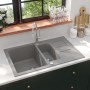 Kitchen sink with two gray granite bowls by vidaXL, Sinks - Ref: Foro24-151930, Price: 208,52 €, Discount: %