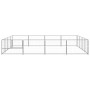 Silver kennel 16 m² steel by vidaXL, Dog kennels and fences - Ref: Foro24-3082150, Price: 248,57 €, Discount: %