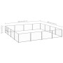 Silver kennel 16 m² steel by vidaXL, Dog kennels and fences - Ref: Foro24-3082150, Price: 248,57 €, Discount: %