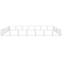 Silver kennel 49 m² steel by vidaXL, Dog kennels and fences - Ref: Foro24-3082183, Price: 426,16 €, Discount: %