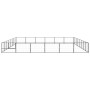 Steel kennel 48 m² black by vidaXL, Dog kennels and fences - Ref: Foro24-3082171, Price: 469,12 €, Discount: %