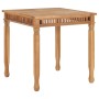 Mesa de comedor de jardín madera maciza de teca 80x80x80 cm de vidaXL, Mesas de jardín - Ref: Foro24-49384, Precio: 216,99 €,...