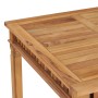 Mesa de comedor de jardín madera maciza de teca 80x80x80 cm de vidaXL, Mesas de jardín - Ref: Foro24-49384, Precio: 216,99 €,...