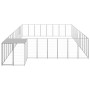 Silver kennel 30.25 m² steel by vidaXL, Dog kennels and fences - Ref: Foro24-3082236, Price: 572,04 €, Discount: %