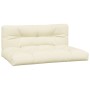 Kissen für Palettensofa 2 Einheiten cremefarbener Stoff von vidaXL, Kissen für Stühle und Sofas - Ref: Foro24-314545, Preis: ...