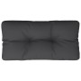 Cushion for black fabric pallet sofa 80x40x12 cm by vidaXL, Cushions for chairs and sofas - Ref: Foro24-315238, Price: 29,12 ...