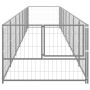 Silver kennel 7 m² steel by vidaXL, Dog kennels and fences - Ref: Foro24-3082105, Price: 247,94 €, Discount: %