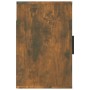 Mesitas de noche de pared 2 uds color roble ahumado 50x30x47 cm de vidaXL, Mesitas de noche - Ref: Foro24-816875, Precio: 42,...