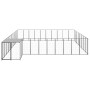 Black kennel 25.41 m² steel by vidaXL, Dog kennels and fences - Ref: Foro24-3082240, Price: 603,21 €, Discount: %