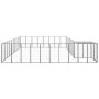 Black kennel 25.41 m² steel by vidaXL, Dog kennels and fences - Ref: Foro24-3082240, Price: 603,21 €, Discount: %