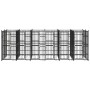 Outdoor steel dog kennel 11.06 m² by vidaXL, Dog kennels and fences - Ref: Foro24-3097941, Price: 1,00 €, Discount: %