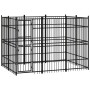 Outdoor steel dog kennel 5.53 m² by vidaXL, Dog kennels and fences - Ref: Foro24-3097957, Price: 719,99 €, Discount: %