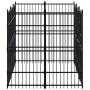 Outdoor steel dog kennel 5.53 m² by vidaXL, Dog kennels and fences - Ref: Foro24-3097957, Price: 719,99 €, Discount: %