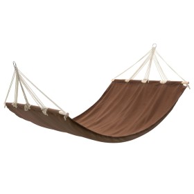 Hamaca con barra marrón 210x150 cm de vidaXL, Hamacas - Ref: Foro24-40808, Precio: 57,35 €, Descuento: %