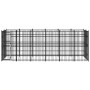 Outdoor steel dog kennel 11.06 m² by vidaXL, Dog kennels and fences - Ref: Foro24-3097960, Price: 1,00 €, Discount: %