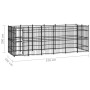 Outdoor steel dog kennel 11.06 m² by vidaXL, Dog kennels and fences - Ref: Foro24-3097960, Price: 1,00 €, Discount: %