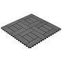 Set of 11 gray WPC tiles 30 x 30 cm, 1 square meter by vidaXL, Floors and carpets - Ref: Foro24-41551, Price: 64,24 €, Discou...