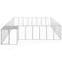 Silver kennel 25.41 m² steel by vidaXL, Dog kennels and fences - Ref: Foro24-3082235, Price: 500,01 €, Discount: %