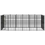 Steel outdoor kennel 16.59 m² by vidaXL, Dog kennels and fences - Ref: Foro24-3097977, Price: 1,00 €, Discount: %