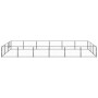 Steel kennel 18 m² black by vidaXL, Dog kennels and fences - Ref: Foro24-3082130, Price: 301,77 €, Discount: %