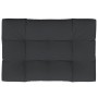 Black fabric garden seat cushion 120x80x12 cm by vidaXL, Cushions for chairs and sofas - Ref: Foro24-47502, Price: 61,50 €, D...