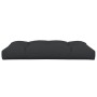 Black fabric garden seat cushion 120x80x12 cm by vidaXL, Cushions for chairs and sofas - Ref: Foro24-47502, Price: 61,50 €, D...