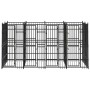 Steel outdoor kennel 7.37 m² by vidaXL, Dog kennels and fences - Ref: Foro24-3097939, Price: 1,00 €, Discount: %