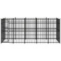 Steel outdoor kennel 9.22 m² by vidaXL, Dog kennels and fences - Ref: Foro24-3097959, Price: 1,00 €, Discount: %