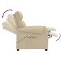 Cream-colored fabric massage chair by vidaXL, Electric massage chairs - Ref: Foro24-348017, Price: 144,99 €, Discount: %