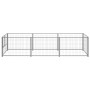 Silberner Zwinger 3 m² aus Stahl von vidaXL, Hundehütten und Zäune - Ref: Foro24-3082101, Preis: 130,74 €, Rabatt: %