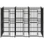 Steel outdoor kennel 5.53 m² by vidaXL, Dog kennels and fences - Ref: Foro24-3097938, Price: 1,00 €, Discount: %