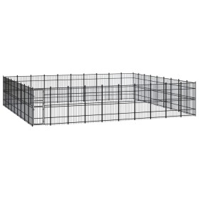 Steel outdoor kennel 82.94 m² by vidaXL, Dog kennels and fences - Ref: Foro24-3098008, Price: 2,00 €, Discount: %