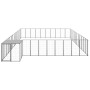 Black kennel 37.51 m² steel by vidaXL, Dog kennels and fences - Ref: Foro24-3082242, Price: 723,99 €, Discount: %