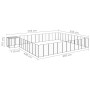 Black kennel 37.51 m² steel by vidaXL, Dog kennels and fences - Ref: Foro24-3082242, Price: 723,99 €, Discount: %