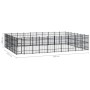 Steel outdoor kennel 64.51 m² by vidaXL, Dog kennels and fences - Ref: Foro24-3098003, Price: 2,00 €, Discount: %