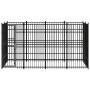 Steel outdoor kennel 7.37 m² by vidaXL, Dog kennels and fences - Ref: Foro24-3097958, Price: 907,50 €, Discount: %