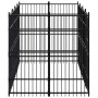 Steel outdoor kennel 7.37 m² by vidaXL, Dog kennels and fences - Ref: Foro24-3097958, Price: 907,50 €, Discount: %