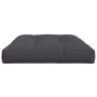 Anthracite fabric pallet sofa cushion 120x80x12 cm by vidaXL, Cushions for chairs and sofas - Ref: Foro24-314413, Price: 37,9...