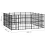 Steel outdoor kennel 23.04 m² by vidaXL, Dog kennels and fences - Ref: Foro24-3097989, Price: 1,00 €, Discount: %