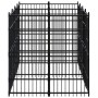 Steel outdoor kennel 7.37 m² by vidaXL, Dog kennels and fences - Ref: Foro24-3098010, Price: 1,00 €, Discount: %